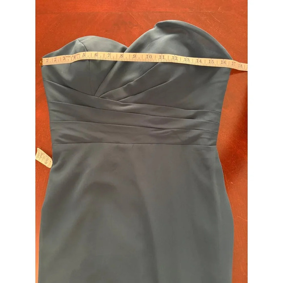 Sorella Vita NWT Notched Neckline Bridesmaid Dress Evening Gown Prom Size 10 - Picture 10 of 11